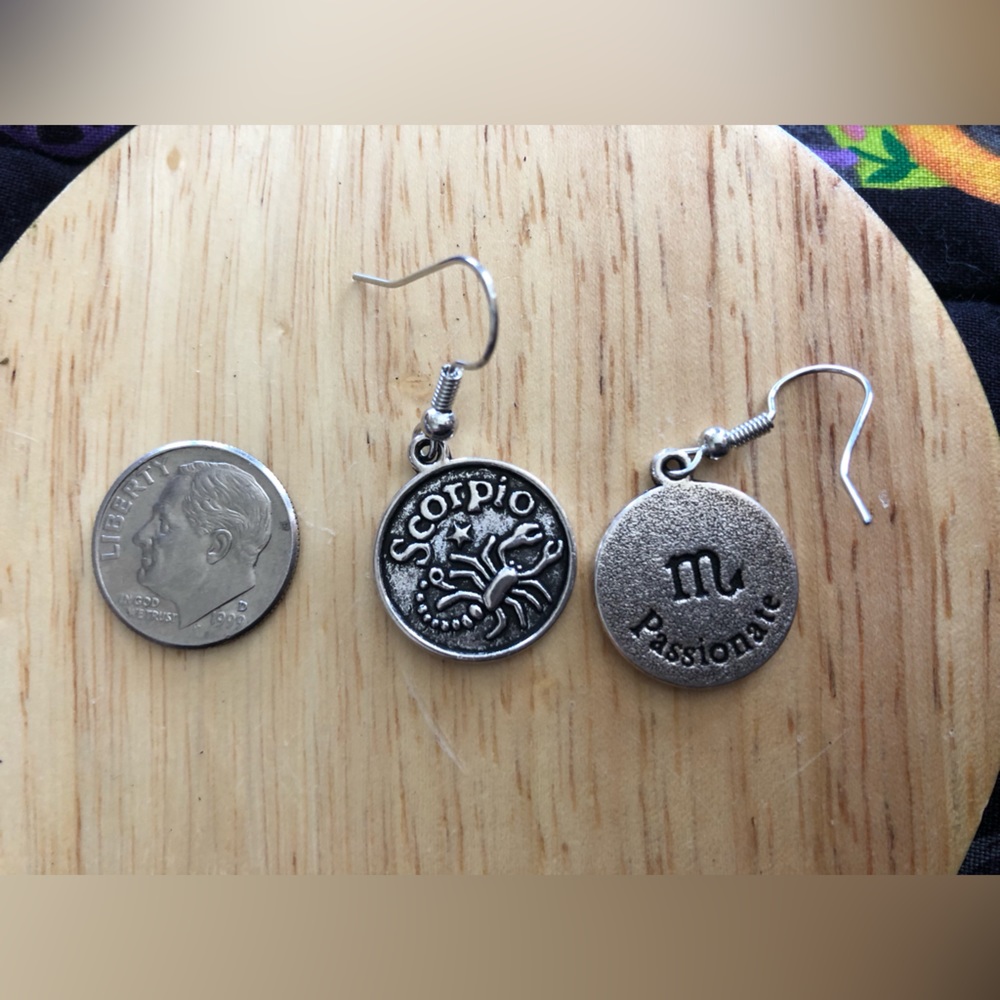 Zodiac Scorpio earrings
